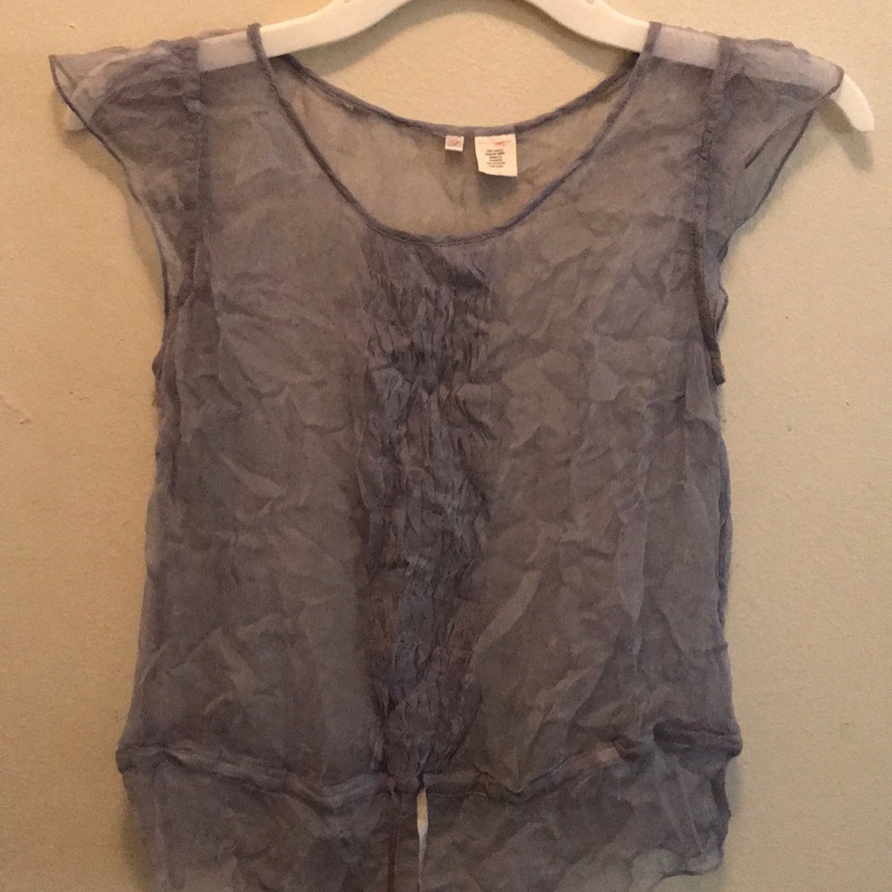 Sheer blouse